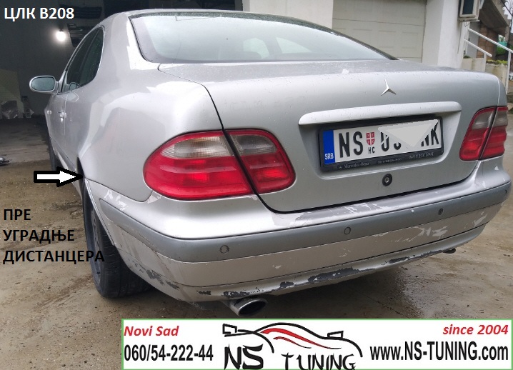 mercedes clk w208 distanceri felne 5x112 20mm sraf 12x1.5 ugradnja novi sad tuning